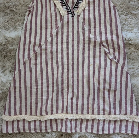 ETWO Striped fringe dress - Picture 4 of 9